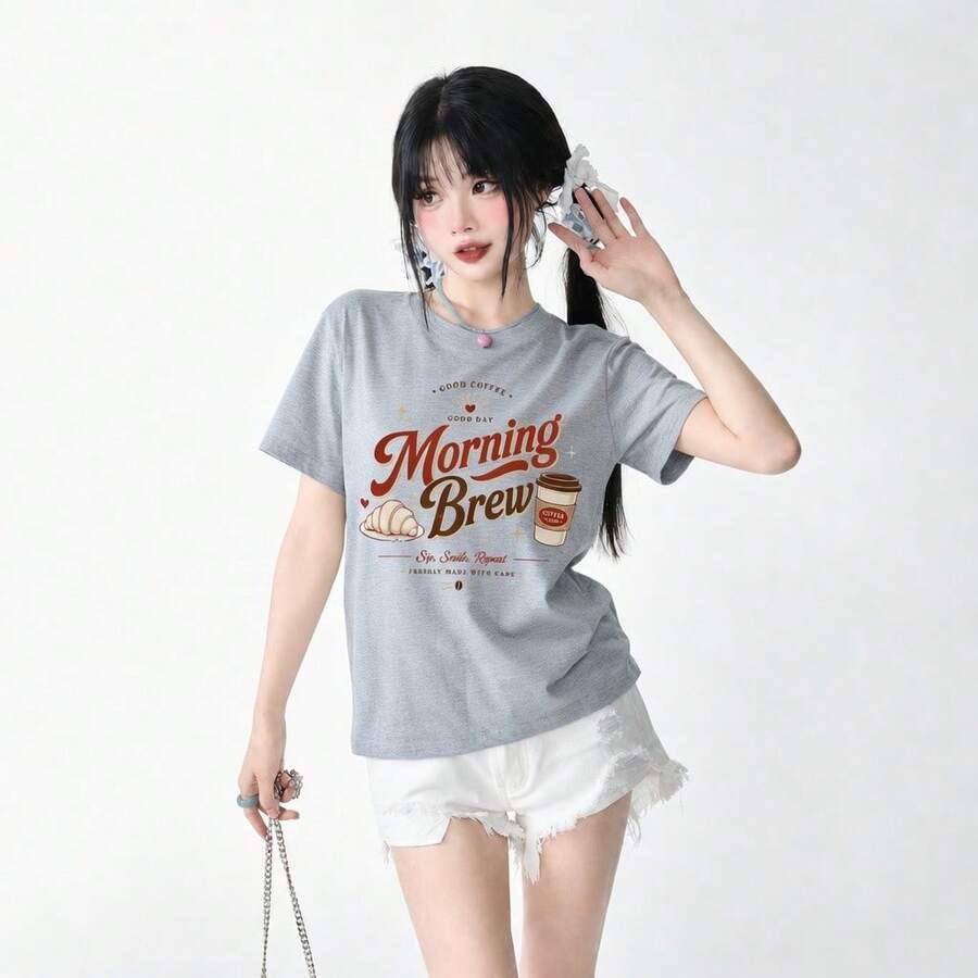Women T-Shirts - Light Grey - View 1