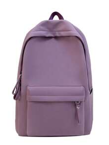 New Classic Back To School & Graduation Season Solid Color Elegant Fashion Minimalist Versatile Comfortable Travel Couple Backpack Large Capacity Multifunctional - Multicolor - View 14