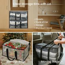 Clothes Storage Bags Large Zipper Moving Wardrobe Organizer Set - View 7