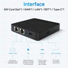 DBIT Mini Box 4G Lte Router Wifi SIM Card Modem 4G Car Wifi Amplifie Support 5V USB Power Supply And 30 Device Connections - Black - View 8