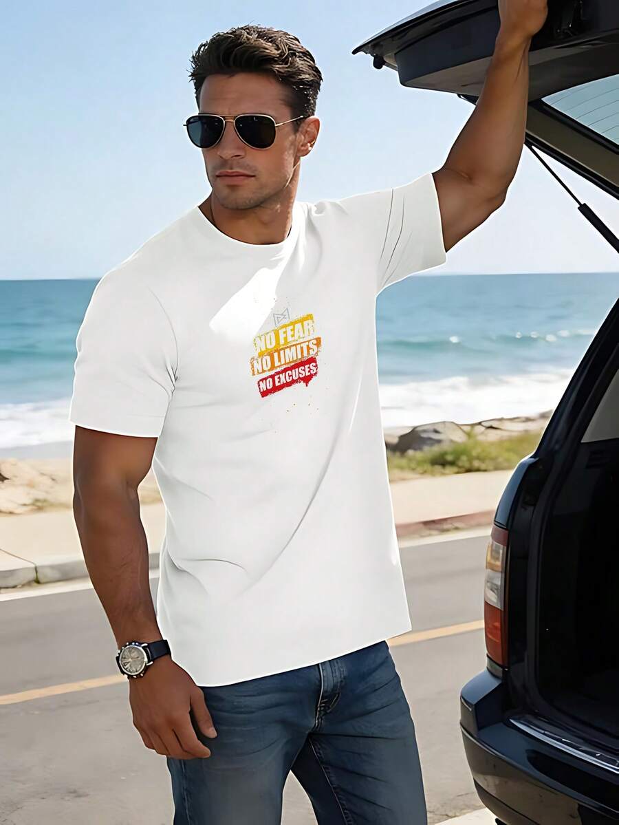Men T-Shirts - White - View 1