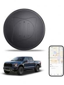 Mini GPS Tracker For Vehicles, Real-Time Magnetic GPS Tracker, Global Coverage Location Tracker For Dogs, Trucks, People, Compatible With IOS And Android - A - View 2