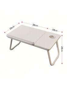 AB Side Folding Computer Desk, Adjustable Height Laptop Desk For Bed, AB Side Lift-Up Study Desk - View 6