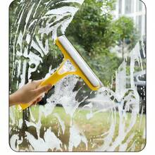 1pc 3-In-1 Multifunctional Window Squeegee, Integrated Brush, Scrubber And Squeegee Tool, 3 Colors Available, Suitable For Bathroom Glass, Mirror, Tile, Lightweight Home Cleaning Accessory - Glass Scraper - View 9
