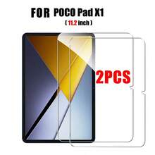 2er Pack Bildschirmschutz für Xiaomi Pad Mini / Pad 7/Pad 7pro/Pad 8/Pad 8pro/ POCO Pad X1/ M1/Tablet, 9H Härtegrad kratzfestes gehärtetes Glas, kompatibel mit Handyhülle, hochauflösender transparenter blasenfreier Schutzfilm, Tablet-Bildschirmschutz - Transparent - Übersicht 5