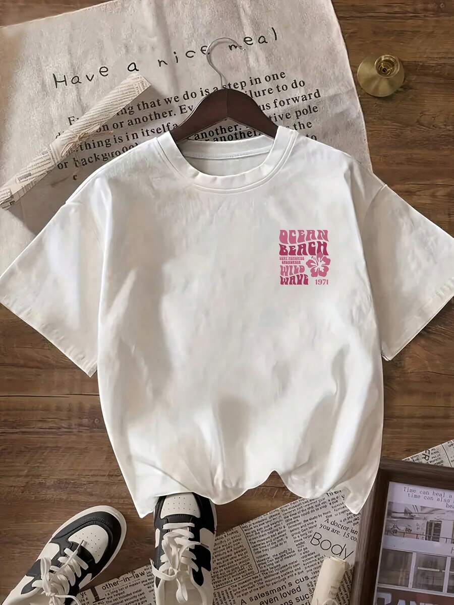 Women T-Shirts - 白色 - 查看 1