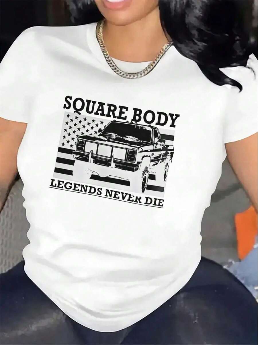 Neuestes ModellNeuestes Modell2026Schwarz-weißes Faser-Heimdekor-T-Shirt, langlebiges quadratisches Design, bequeme Passform, geeignet für Wohnzimmer oder Garage, klassischer Musterdruck, weiches und leichtes Material, perfektes Geschenk für AutoenthusiastenPopularitätPopularität - Weiss - Übersicht 1