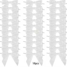 5/10/18/38/68 Pcs Satin Twist Tie Bows For Treat Bag Satin Ribbon Tie Bows For Tying Up Packages Present Bags Bakery Candy Bags Decorating Ribbon Bow Gift Wrap Bows - View 40
