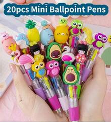 Oneshow 20 Pack Teacher Reward Pens, 4-Color Mini Pen For Classroom Prizes, Multicolor Ballpoint Pens For School, Office & Home Writing Supplies (Assorted Style) - 聖誕節-50件 - 查看 6