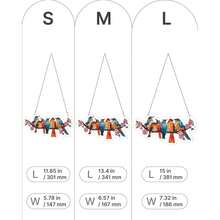 Acrylic Puzzles Suncatcher Window Hanging, 83 Pieces 7.4 Inch Sun Catcher Acrylic Puzzles Garden Decoration For Women Men Mom Birthday Gift Home Decor (Dawn Flower) - 花之歌鳥 - 查看 5
