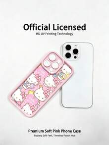 Miniso Funda de teléfono rosa Sanrio, funda de teléfono de moda de verano, funda de teléfono de regalo para vacaciones, antideslizante, a prueba de caídas, a prueba de huellas dactilares, compatible con Apple 17 17 Air 17Pro 17ProMax 11 12 13 14 15 16Pro 16ProMax 14Plus 15Plus 16Plus 16Pro 16ProMax XR, funda de teléfono para mujer - Rosa 1 - Ver 8