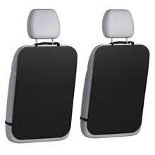 Car Seat Back Protector - Car Interior Anti-Kick Mat, Prevents Wear, Dirt And Stains, Easy To Clean, Black, Car Seat Protection | Car Protective Gear | Seat Covers, Rear Seat Covers - A - View 8