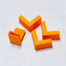 4pcs 3D Printed Right Angle Cardboard Corner Clips, Corrugated Box Edge Reinforcement Fastening Clips, Suitable For Cardboard Box Reuse And Storage Bin Making - A - View 8