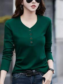 Elegant And Modern Top For Women - 灰色的 - 查看 4