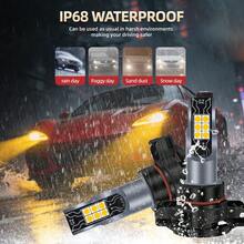 2Pcs Roadsun LED Fog Light Bulbs, Fits H3 H11 5202 880 881, No Fan Copper Tube Cooling, Imported SND Chips, All-Weather Fog Lamp Replacement, Plug And Play For Cars Trucks SUVs, Rain Fog Snow Ready - A - View 7