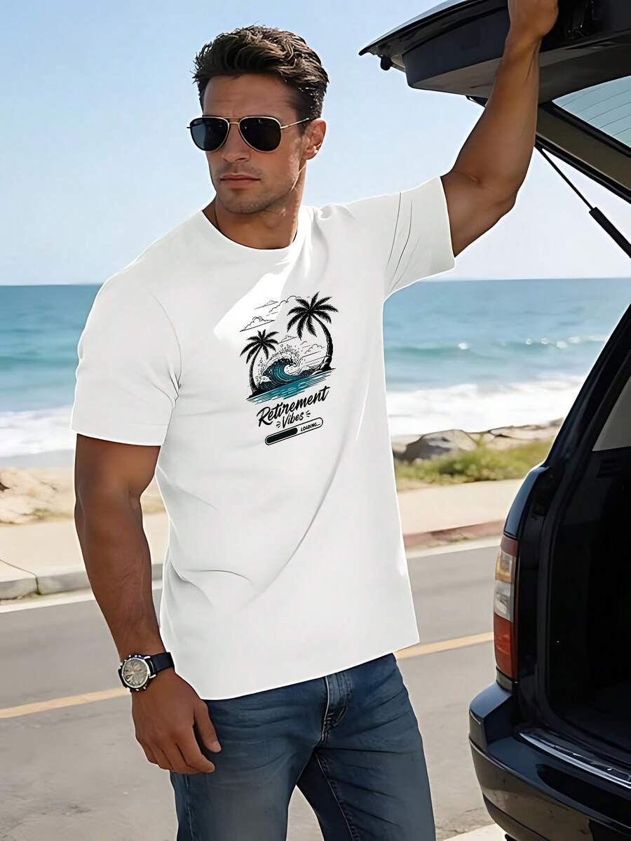 Men T-Shirts - White - View 1