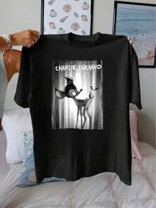 Women T-Shirts - Black - View 1