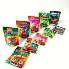 50pcs Gift Bags, 3.5G Mylar Bags, 10 Bags Of Each Pattern.Vibrant Pop Culture-Themed Resealable Mylar Bags, Waterproof & Odorless, 3.5g - Perfect For Party Favors & Gifts, Cartoon Designs. - 50pcs Random - View 8