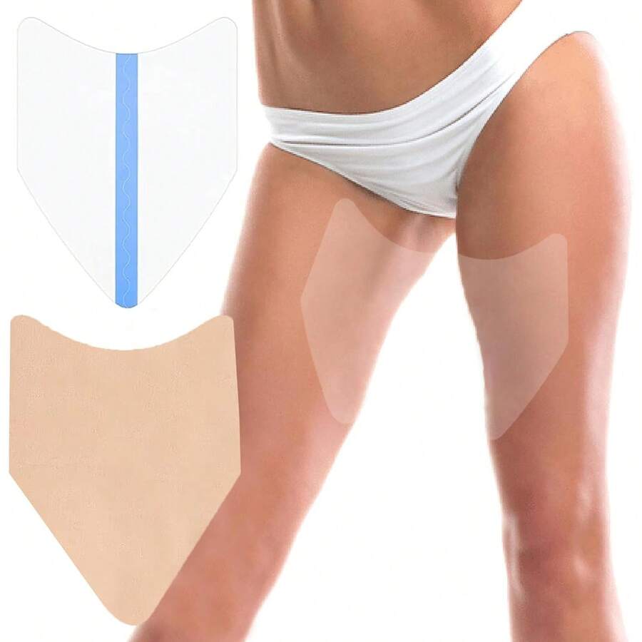 10/30pcs Thigh Lift Anti Chafing Friction Tape Patches, Chafe Protection Thigh Inner Adhesive Sticker, Clear Invisible Waterproof Skin Pads - Various Style - View 1