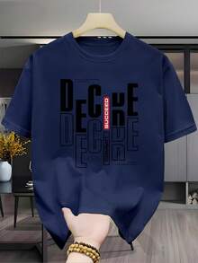 New Versatile Casual Fashion T-Shirt, 100% Cotton With Print - Men's Black T-Shirt With Custom Print Of Red Vertical Stripes And The Word SUCCESS, Unisex (For Men And Women), Comfortable Material, Short Sleeve T-Shirt, Suitable For All Seasons. Perfect Gift For Holidays Or Birthdays - Unisex Style. - 白色 - 查看 6