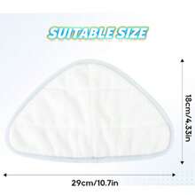4x Microfibre Steam Mop Pads For H20 HD Steam Cleaner H2O Lite Steam Replacement - View 4