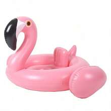 1pc Swimming Pool Float Ring, Flamingo Shaped Inflatable Ring, Princess Horse Swimming Pool Float Ring, Unicorn Shaped Inflatable Ring, Inflatable Ring With Back Support - Summer Essential For Boys And Girls - Swimming Ring - View 5