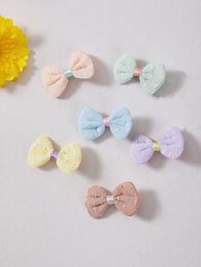 10pcs Girls Multi-Color Printed Butterfly Hair Clips Hair Accessories Headwear Top Clips Back Clips Side Clips Alligator Hair Clips For Daily Use - Multicolor - View 7