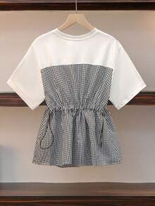 White Checkered Pattern