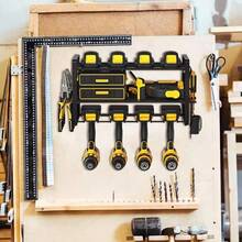 3 Tier Duty Power Tool Organizer Drill Holder Wall Mount Power Tool Storage Rack - A - View 4