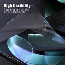 2 piezas Protector de pantalla de vidrio templado de alta definición para Honor Magicpad 2/ MagicPad 3/MagicPad4 Tablet, anti-caídas, anti-rayones, protector de pantalla de vidrio templado, compatible con varios diseños de fundas, instalación fácil y rápida - transparente - Ver 5