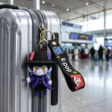 Gantungan Kunci Figur Musik K-Pop MINISO Hunter Squad, Set Gantungan Kunci Boneka Lucu, Hiasan Ransel untuk Kembali ke Sekolah, Liontin Mainan Karakter Idola Kartun Perempuan, Hadiah Cocok untuk Teman Sekelas, Teman, dan Dekorasi Kunci Mobil - Gaya 3 - View 5