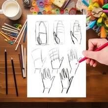 24-Page Adult Coloring Book | How To Paint And Think Like A Real Artist: 30-Day Painting Guide - Step-By-Step Instructions For Beginners To Advanced Artists - Learn Painting Techniques, Sketching, Shading, Perspective Proportion, Line Art Texture - B - View 3