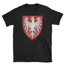 T-Shirt With The Polish Coat Of Arms Pride Symbol - 黑色 - 查看 1