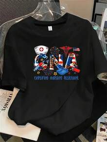Halloween Graphic T-Shirt - Black - View 1