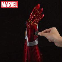 Monogram Marvel 漫威官方授權鋼鐵人奈米手套造型存錢罐，可作硬幣收納盒、家居裝飾、桌面收納盒、儲蓄罐，鋼鐵人無限手套主題禮品，1個裝 - MN-69117 - 查看 2