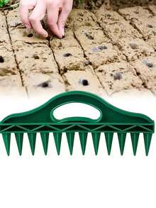Set Penabur Benih Sayuran, Alat Penabur Benih Manual, Alat Penyebar Benih, Penabur Tanaman Sayuran, Pelubang Tanah dan Alat Penggembur Tanah untuk Berkebun - A - View 4