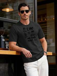 Men T-Shirts - Black - View 3