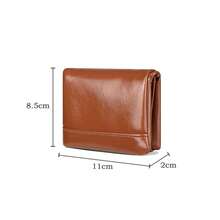Women's Wallets Female Short Pu Leather Hasp Purses Large Capacity Money Bag Vintage Ladies' Small Coin Card Holders - Multicolor - View 6