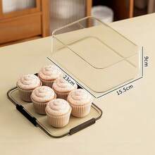Contenedor de almacenamiento de pan, caja de pan hermética de gran capacidad, adecuada para la encimera de la cocina, puede almacenar tostadas, pan, pasteles, tortillas, pastelería, caja de almacenamiento apilable que ahorra espacio, adecuada para la despensa y el refrigerador - Multicolor - Ver 19