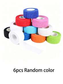 1/6/12pcs Self-Adhesive Sports Protective Bandage, Universal Non-Woven Fabric Elastic Bandage For Fingers And Pets, Camouflage Finger Guard Bandage, High Elasticity Bandage For Sports And Outdoor, Finger Protection Bandage, Pet Paw Wrap Bandage - Multicolor - View 12