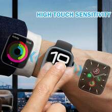 Yezodawee 5 buah Pelindung Layar Privasi untuk Apple Watch Series 11 46mm, Film TPU Lembut Ultra Tipis [Tanpa Kaca], Termasuk Pelindung untuk Series 10 46mm - Hitam - View 3