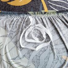 1 buah Sarung Sofa Motif Tanaman, Tahan Debu dan Noda, Pelindung Sofa Elastis Satu Bagian yang Menutupi Seluruh Bagian, Dekorasi Ruang Tamu, Dekorasi Sofa 1/2/3/4 Dudukan, Universal untuk Semua Musim, Dapat Dicuci dengan Mesin, Sarung Bantal Tidak Termasuk - MultiWarna - View 8