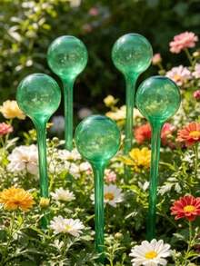 1/2/3pcs Automatic Watering Globes - Indoor Plant And Potted Flower Self-Watering System | Easy To Use Plant Waterer, Promotes Healthy Growth, Suitable For Home And Office Gardens - Multicolor - View 3