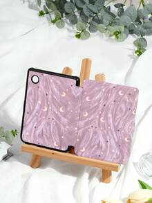 Étui de protection Kindle/Tablette avec motif de sable mouvant nacré Lune & Étoile, coque de protection complète, antichoc, anti-poussière, matériau TPU souple, coussin d'air aux quatre coins absorbant les chocs, compatible avec Ko-Bo, Kindle Paperwhite 11e génération 2021, Kindle (11e génération) sortie 2022, Kindle (11e génération-sortie 2024) (6 pouces), ajustement parfait pour protéger votre appareil de lecture - Multicolore - View 4