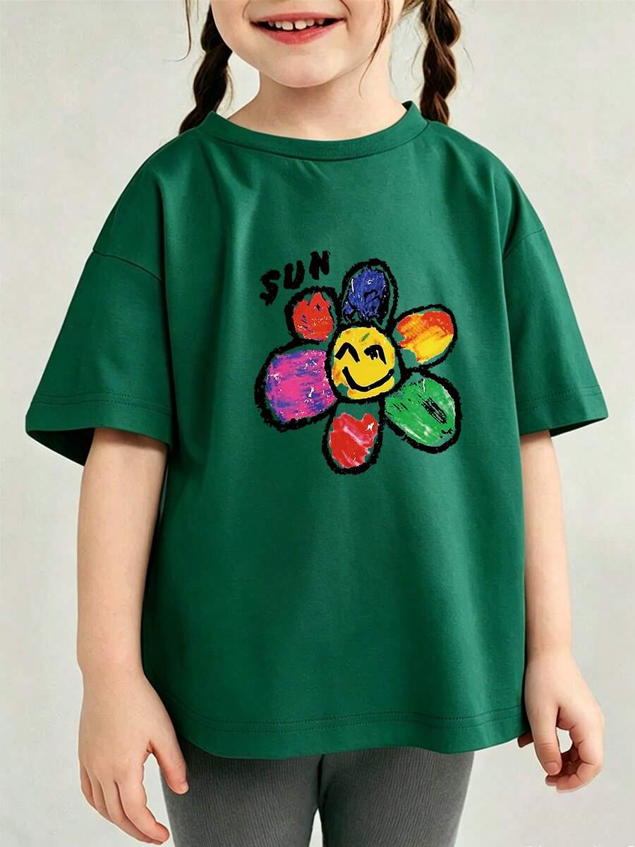 Young Girls T-Shirts - 綠色 - 查看 1