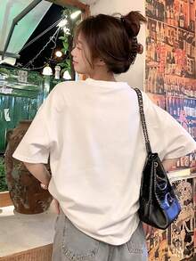 Women T-Shirts - White - View 2