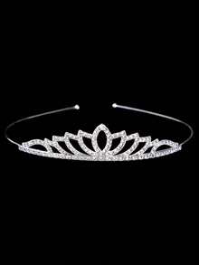 4pcs Glitter Heart Crown | Adjustable Headband | Perfect Gift For Birthday, Photo Shoot And Party - Multicolor - View 5