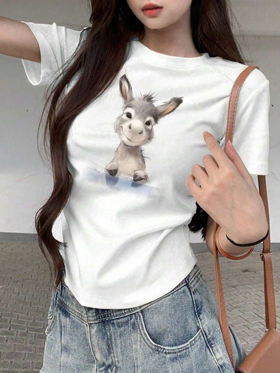 Women T-Shirts - White - View 1
