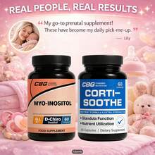 [Pregnancy Preparation Supplement] Inositol Supplement & Cortisol Supplement,Reduce Cortisol And Balance Hormones For Ovulation, Regular Menstruation, And Pre-Pregnancy Health Support, 7in 1 Essential Nutrients, 60 Capsules Per Bottle,Packaging May Vary - Nice Cortisol Supplement - 查看 8