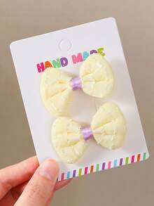 10pcs Girls Multi-Color Printed Butterfly Hair Clips Hair Accessories Headwear Top Clips Back Clips Side Clips Alligator Hair Clips For Daily Use - Multicolor - View 3